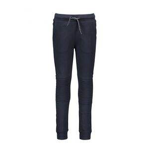 Kids Dark Blue Ribbed Fleece Jogger Pants